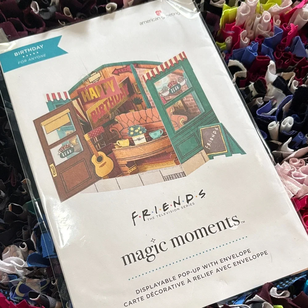 🆕American Greetings-Magic Moments ‘Friends’ Pop Up Card